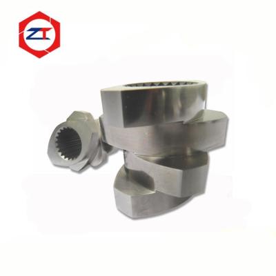 China Ppr Pipe Extruder Melting Zone Extruder Screw Elements Tool Steel / 6542 Material 30°- 90° Angle Pe Pipe Making Machine for sale