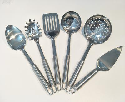 China Stainless Steel Kitchen Utensils Set Durable Non Stick Coating Ergonomic Handle Dishwasher Safe Cookware for sale