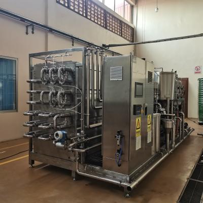 China A pera da máquina da pasteurização do uht Ss304 cola a linha de processamento Turnkey à venda