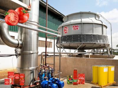 Chine Chaîne de fabrication service de guichetier de préparation de ketchup de tomate 100T/D d'arrêt de SS304 un à vendre