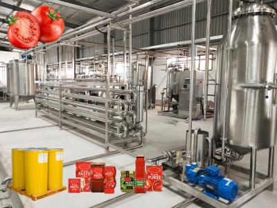 China SUS 304 / 316L Tomato Ketchup Processing Line Energy Saving  10 - 100T/D for sale