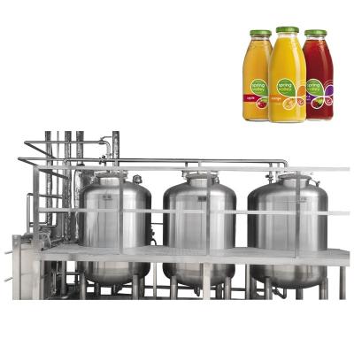 China Capacity 1T/H - 20T/H Fruit Processing Line With Built - In CIP System for sale