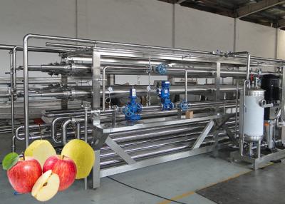 China Linha de processamento completa da pasta do doce do fruto da máquina do esterilizador de UHT Ss304 à venda