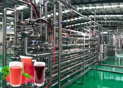 China Highly Automation Fruit Processing Line Beverage Production Line 20T / Day Capacity for sale
