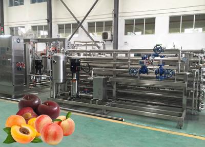 China Fruit Paste Food Sterilizer Machine Sauce Sterilizing System PLC Control for sale