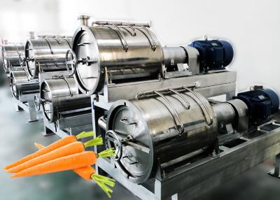 China Suco que extrai a linha de processamento da cenoura da eficiência elevada da máquina de processamento da cenoura à venda