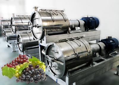 China High Juice Yeild Grape Juice Processing Line Easy Operation 1 - 20T/H Capacity for sale