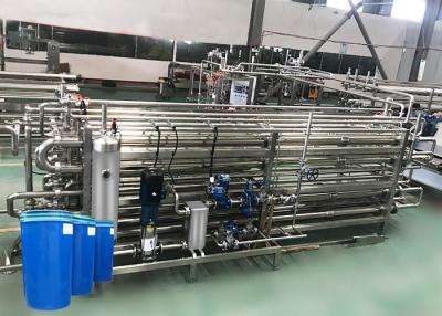 China Eco Friendly Pasteurizing UHT Sterilizer Machine Complete Processing Line for sale