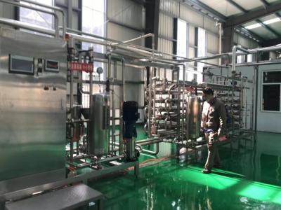 China Sterilizer Pasteurization Fruit Processing Line Easy Clean High Efficiency for sale
