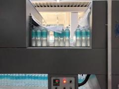 Wrapping machine for bottled water juice beverage