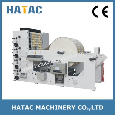 China Automatic Label Flexo Printing Machine,Vinyl Sticker Printing Machinery,ECG Paper Roll Printing Machine for sale