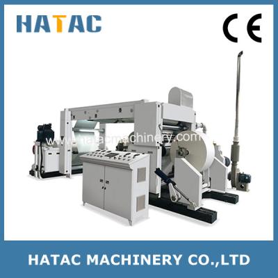 China Thermal Paper Slitting Rewinding Machine,Nylon Teffeta Slitter and Rewinder,PET Slitting Machine for sale