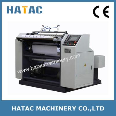 China NCR Paper Roll Slitting and Rewinding Machine,Thermal Paper Roll Making Machine,POS Paper Slitting Rewinding Machine for sale