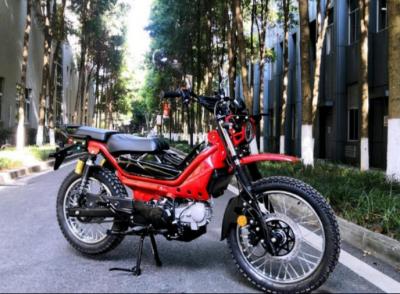 China Single Cylinder Chrome CUB Motorcycle 125cc Motocross Bike 2.1l Off Road Dirt Bike for sale