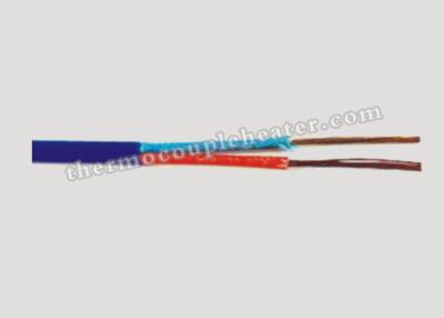 China Fiberglass Insulated Conductor Thermocouple Extension Cable Type K With Jacket for sale