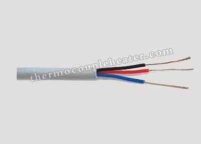 China RTD Type J Thermocouple Extension Wire with Silicon Rubber Insulated Conductor / Silicon Rubber Jacket for sale