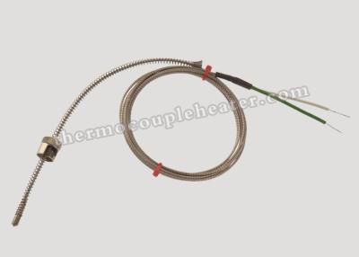 China Type K Miniature Adjustable Bayonet Thermocouple For Plastic Industry for sale