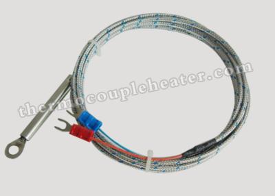 China 6mm / 12mm ID Ring Terminal Style Type K Thermocouple Approved ISO9001 for sale