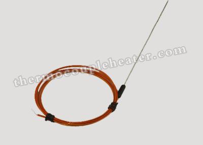 China Metrische Art Übergangs-Thermoelement FTE K J heißer Läufer geformtes mit Kapton-Kabel zu verkaufen