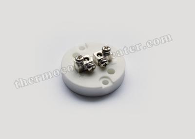 China Porcelain Ceramic Screw Connector Block for Thermocouple / RTD 0--550 Centigrade for sale