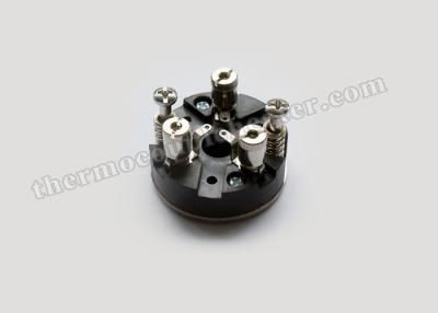 China Pressional Thermocouple Components RTD Terminal Block Black Colour for sale