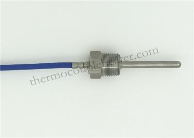 China Portable Thermocouple RTD , Screw Type Silicon 3 Wire Pt100 Temperature Sensor RTD for sale