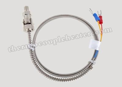 China 304SS Probe Adjustable Bayonet Type K Thermocouple For Plastic Industry for sale