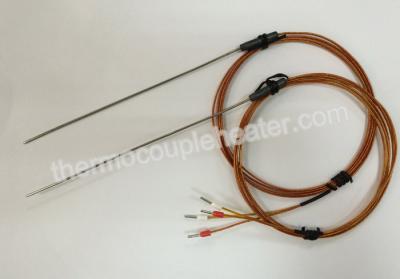 China Type J Thermocouple Probe With Plastic Transition For Hot Runner Injection Mold for sale