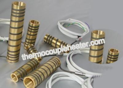 China Customized Electric tube Heaters / Hot runner brass pipe heater , CE approved for sale