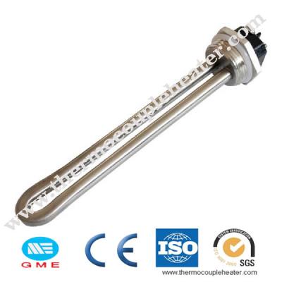 China 1 Inch NPT Flange Immersion Tubular Heater For Solar Water Heater for sale