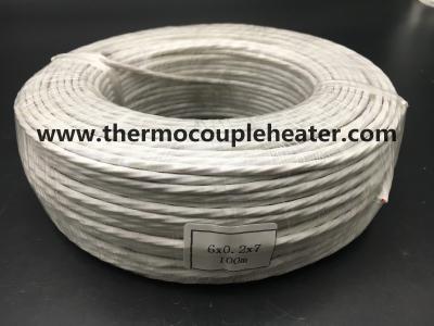 China PT100 RTD Cable 6-Wire With Teflon Insulation en venta