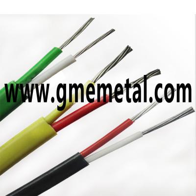 China El alambre eléctrico a prueba de calor trenzado fibra de vidrio, goma de silicona aisló el cable en venta