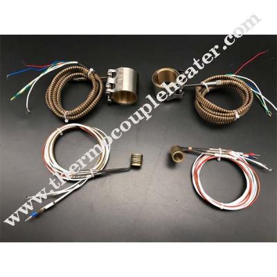 China Electric Resistance Axial Clamp Band Coil Heater with Thermocouple Type K for Hot Runner System à venda