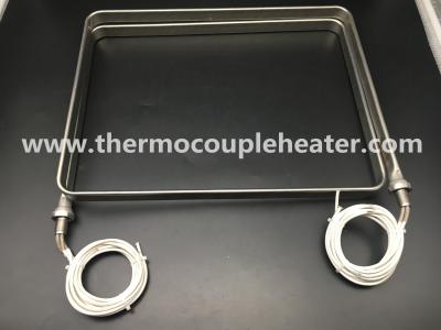 China Customized Flat Tubular Heating Element For Oil Frying Heating 240V 8500W à venda