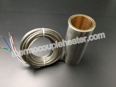 China Big Length Stainless Steel 304 Armored Coil Heaters With  Thermocouple J for sale
