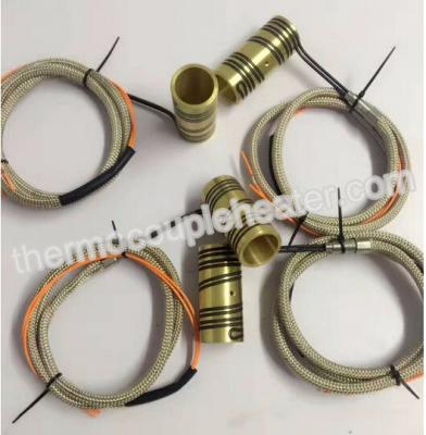 China Brass / mica nozzle heater for injection machine copper / mica heating element for sale