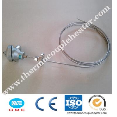 China K Type MI Thermocouple With Thermocouple Head Mineral Insulated Cable for sale