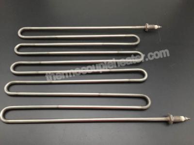 China W - Shaped Industrial Tubular Electric Heaters With M14 Screws , Customized Power for sale