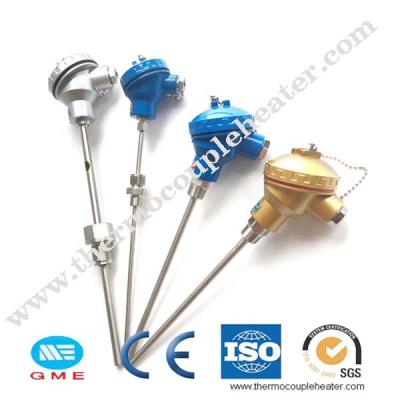 China Assembly K And J Type Thermocouple Rtd Temp Sensor With Flange For Industrial Use for sale
