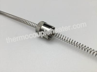 China Spring Loaded Temperature Sensor Parts Single / Double Slot Bayonet Cap For Thermocouple for sale