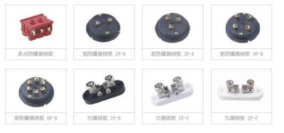 China Durable Thermocouple Terminal Block Ceramic Block 40mm Mounting Holes Distance for sale