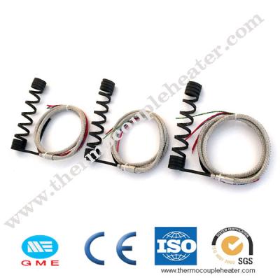 China Stainless Steel Micro Spring Hot Runner Coil Heaters For Injection Molding for sale