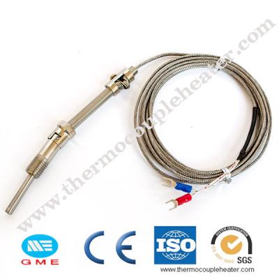 China Thread M6 Screw Probe Temperature Sensor K J Type Thermocouple For PID Controller for sale