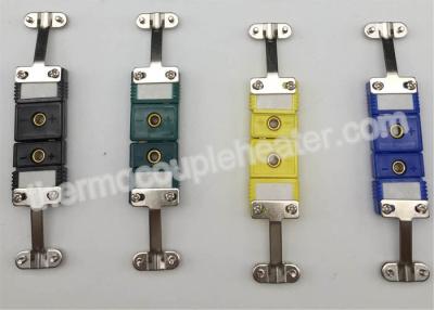 China Type J / K / T / R / S Miniature Thermocouple Connector With Metal Wire Holder for sale