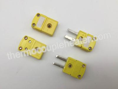 China Thermoplastic Mini Type K Thermocouple Connector Male And Female Mini Size for sale