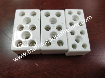 China Bloque de terminales del termopar de cerámica con los tornillos de acero galvanizados en venta