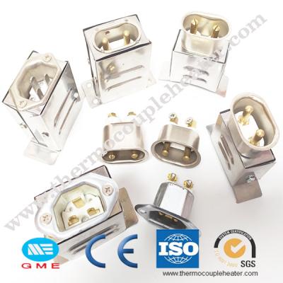 China 600V alumina Ceramic Power Plug For Cast Heater for sale