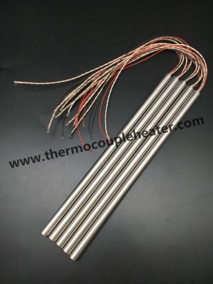 China Internally Connected SS Sheath Cartridge Heaters With Builtin K Thermocouple for sale