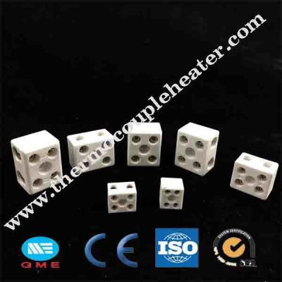 China 2 Pin 5 Holes High Temperature Resistance ceramic terminal block for sale
