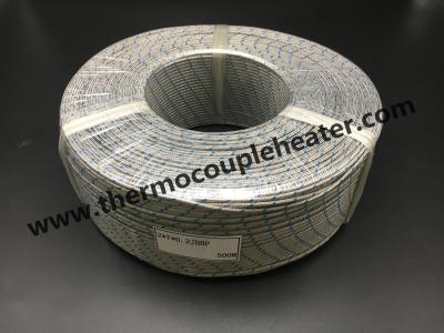 中国 ステンレス鋼の網が付いている24AWGガラス繊維の絶縁材の熱電対延長ケーブル 販売のため